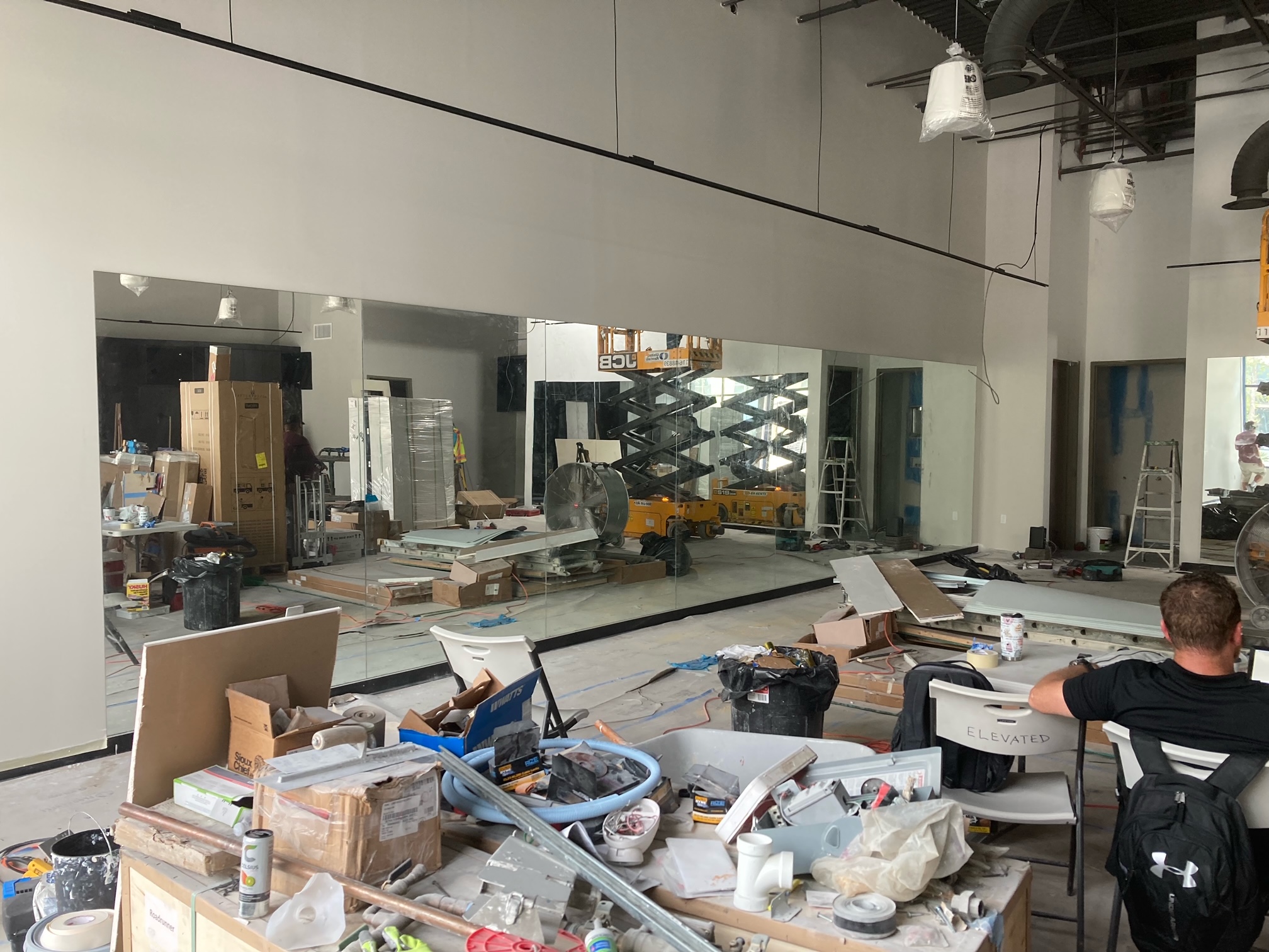 Glass installation project