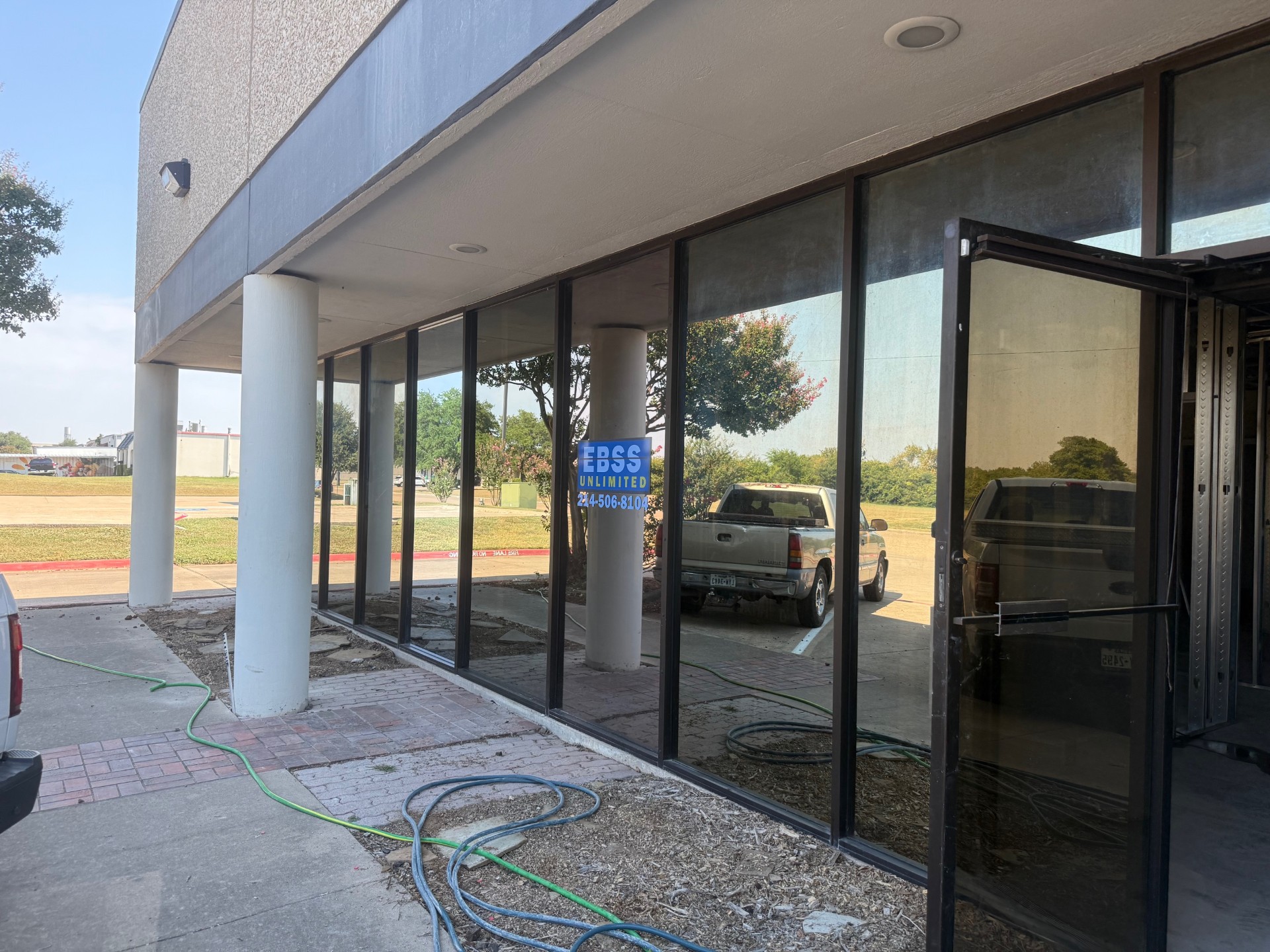 Commercial storefront glazing by Blade Glazing LLC