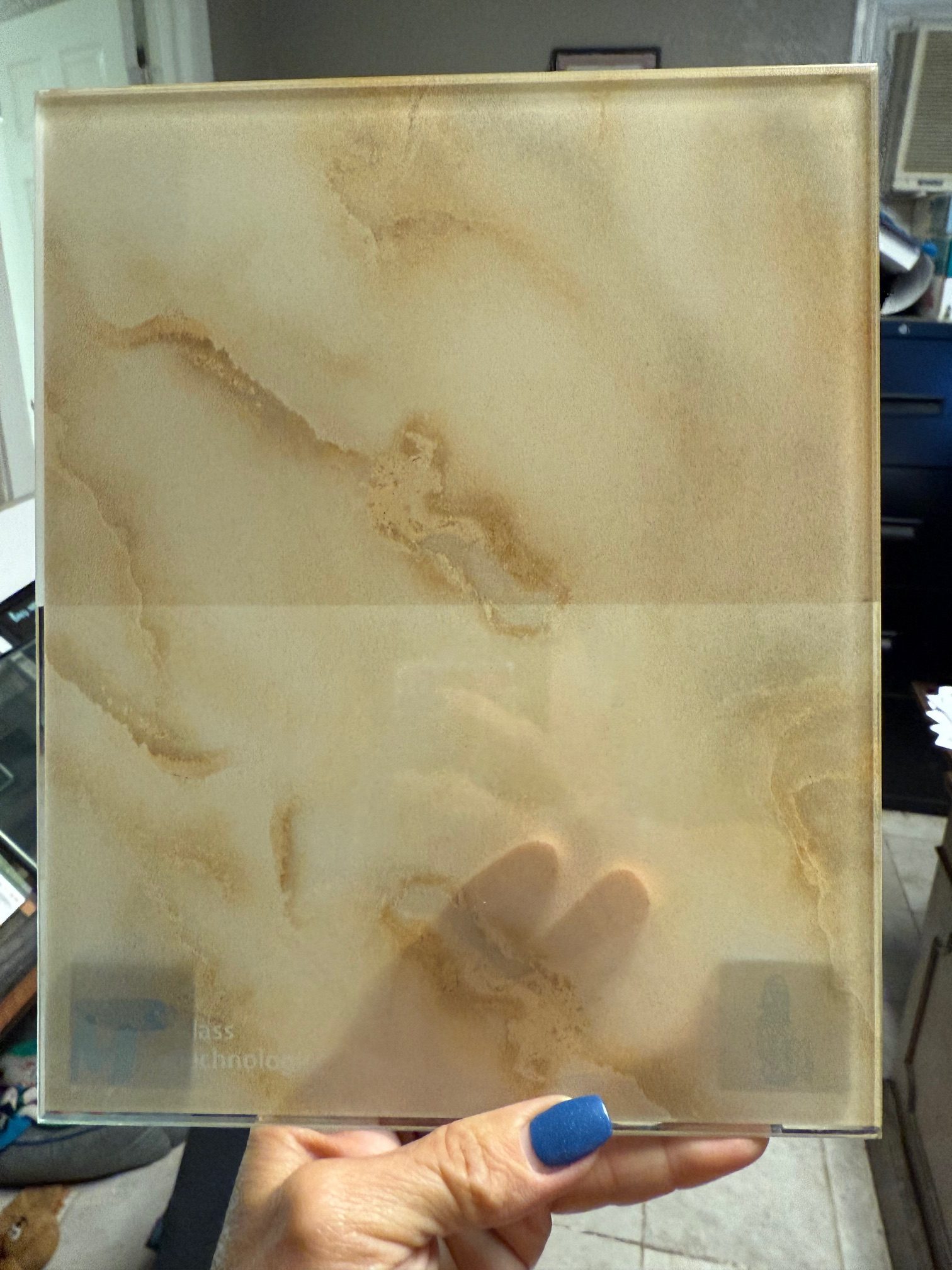 Custom cut decorative glass